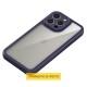 TPU чохол Transparent + Colour 1,5mm для Apple iPhone 16 (6.1") Purple