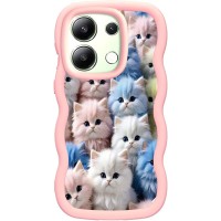 Чохол TPU Cloudy Pictures для Xiaomi Redmi Note 13 Pro 4G / Poco M6 Pro 4G Kittens