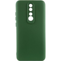 Чохол TPU GETMAN Liquid Silk Full Camera для Xiaomi Redmi 8 Зелений / Dark green