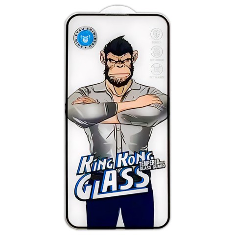Захисне 2.5D скло King Kong HD для Apple iPhone 15 Pro Max (6.7") Чорний