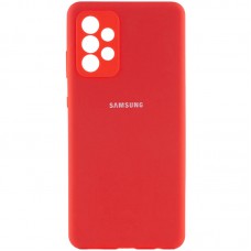 Чохол Silicone Cover Full Camera (AA) для Samsung Galaxy A72 4G / A72 5G Червоний / Red