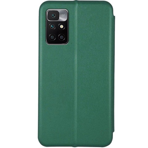 Шкіряний чохол-книжка Classy для Xiaomi Redmi 10 Зелений