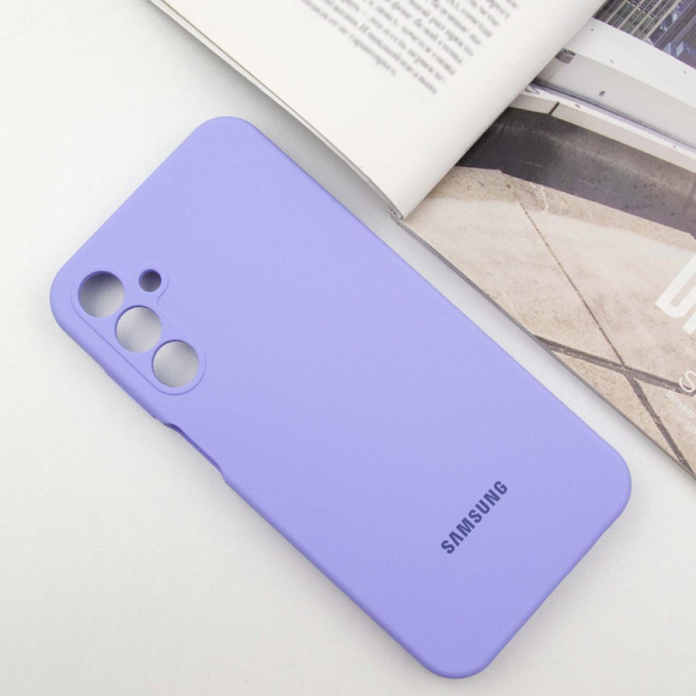 Чохол Silicone Cover Lakshmi Full Camera (AAA) with Logo для Samsung Galaxy A26 5G Бузковий / Dasheen