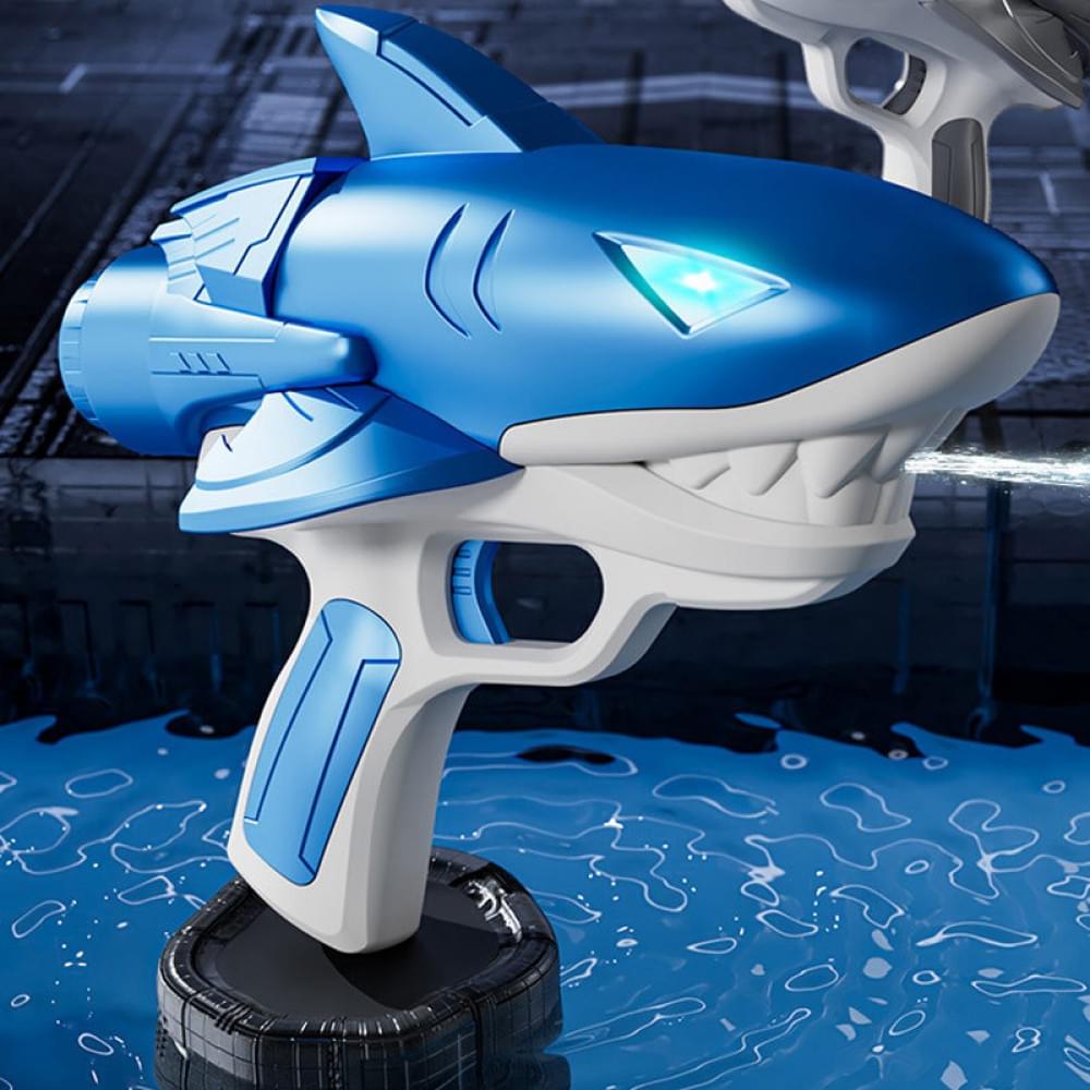 Водяний акумуляторний пістолет Shark Water Gun 185-68 (300ml) with lithium battery Blue
