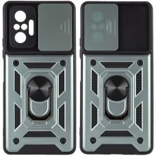 Ударостійкий чохол Camshield Serge Ring для Xiaomi Redmi Note 10 Pro / 10 Pro Max Зелений