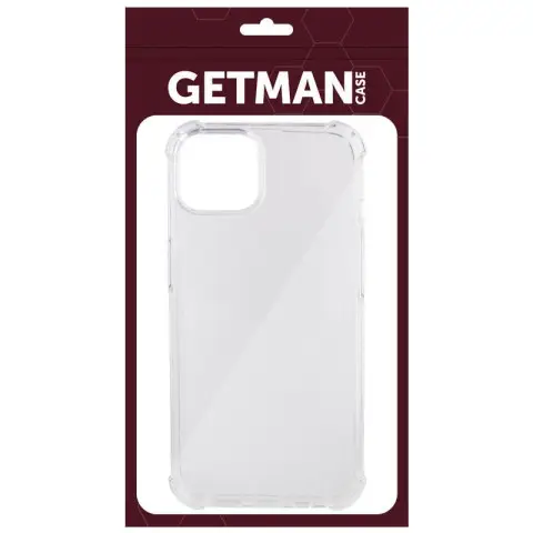 TPU чехол GETMAN Ease logo усиленные углы для Apple iPhone 15 Plus (6.7")