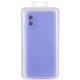 Чохол Silicone Cover Lakshmi Full Camera (AA) для Motorola Moto E13 Бузковий / Dasheen