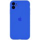 Чохол Silicone Case Full Camera Protective (AA) для Apple iPhone 12 (6.1") Синій / Capri Blue