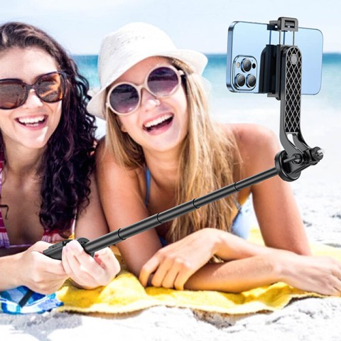 Монопод для селфі Hoco K21 трипод + знімний BT пульт Black