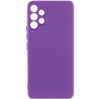 Чохол TPU GETMAN Liquid Silk Full Camera для Samsung Galaxy A32 4G Фіолетовий / Purple