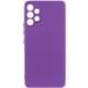 Чохол TPU GETMAN Liquid Silk Full Camera для Samsung Galaxy A32 4G Фіолетовий / Purple