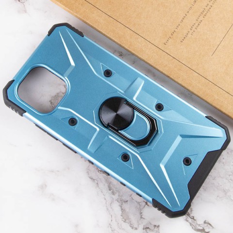 Ударостійкий чохол Pathfinder Ring для Samsung Galaxy A04 Блакитний / Light Blue