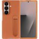 Шкіряний чохол Leather Case (AAA) with stand для Samsung Galaxy Z Fold7 Tan