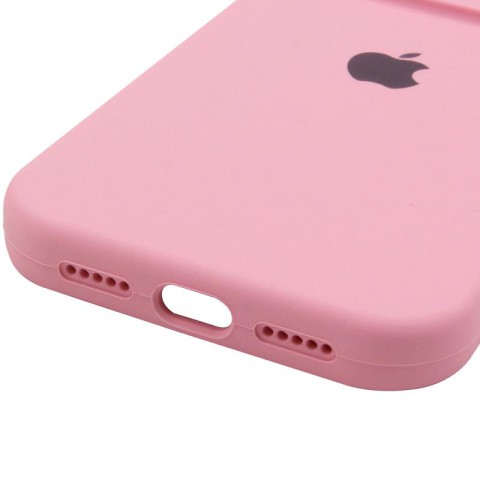 Чохол Silicone Case Full Camera Protective (AA) для Apple iPhone 14 Pro Max (6.7") Рожевий / Light pink