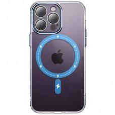 Чохол TPU+PC Colorful with MagSafe для Apple iPhone 12 Pro Max (6.7") Blue