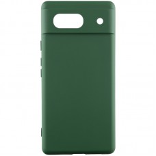 Чохол Silicone Cover Lakshmi Full Camera (AA) для Google Pixel 7a Зелений / Dark green