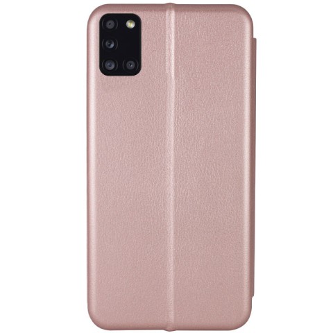Шкіряний чохол-книжка Classy для Samsung Galaxy A31 Rose Gold