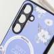 TPU+PC чохол Secret Garden with MagFit для Samsung Galaxy S24 FE Lilac