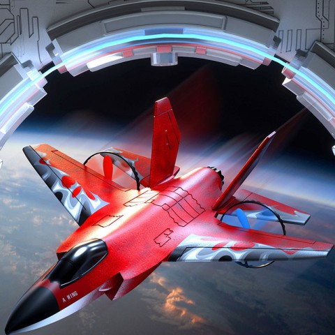 Літак на радіокеруванні SCHE HW39 F35 Fighter Red
