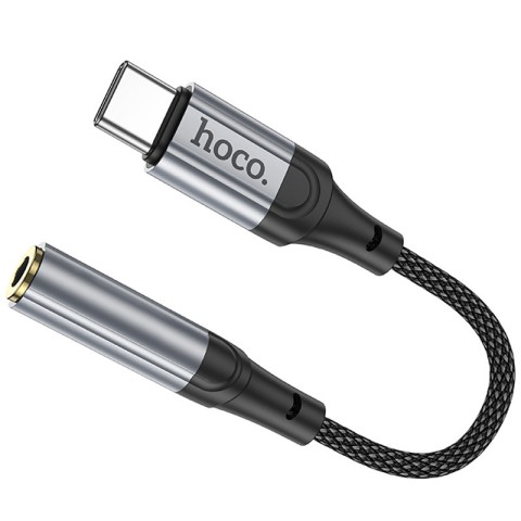 Перехідник Hoco LS36 Fresh Type-C to 3,5 AUX Black