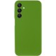 Чохол TPU GETMAN Liquid Silk Full Camera для Samsung Galaxy A37 5G Зелений / Dark green
