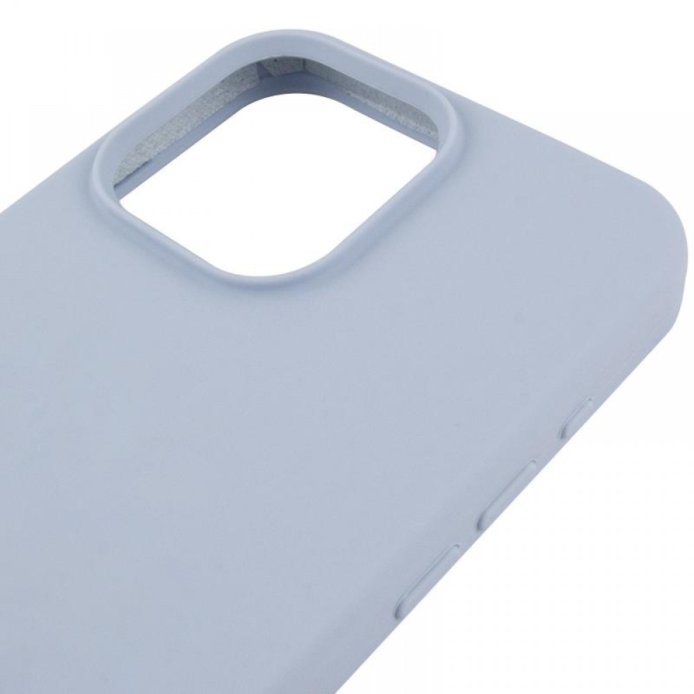 Чохол Silicone Case (AA) Logo with MagSafe для Apple iPhone 11 Pro Max (6.5") Блакитний / Lilac Blue