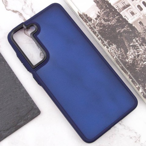 Чохол TPU+PC Lyon Frosted для Samsung Galaxy S22 Navy Blue