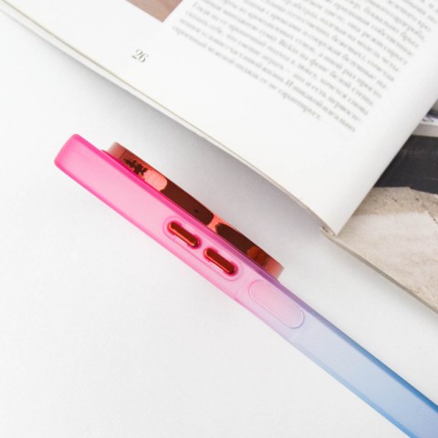 Чохол TPU+PC Fresh sip series для Xiaomi Redmi A3 Синій / Рожевий