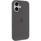 Чехол Silicone case (AAA) with Magsafe and Animation (button) для Apple iPhone 16 (6.1")