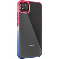 Чохол TPU+PC Fresh sip series для Xiaomi Redmi 9C Синій / Рожевий