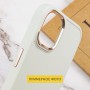 TPU чохол Bonbon Metal Style для Samsung Galaxy A12 Білий / White