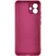 Чохол TPU GETMAN Liquid Silk Full Camera для Samsung Galaxy A05 Бордовий / Marsala