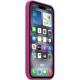 Чохол Silicone case (AAA) with Magsafe and Animation для Apple iPhone 16 Pro (6.3") Fuchsia