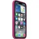 Чохол Silicone case (AAA) with Magsafe and Animation для Apple iPhone 16 Pro (6.3") Fuchsia