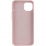 Чохол Silicone case (AAA) full with Magsafe для Apple iPhone 14 Pro Max (6.7") Рожевий / Chalk Pink