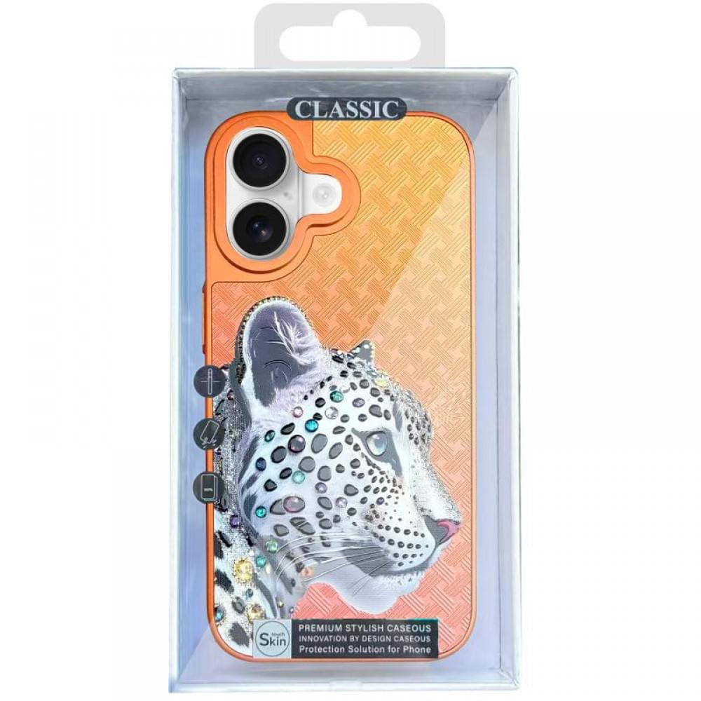 Чохол TPU+PC Crystal Hunt with MagSafe для Apple iPhone 17 (6.3") Orange