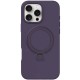 Чохол Silicone Case Full Protective NO LOGO with Ring для Apple iPhone 16 Pro (6.3") Purple