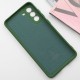 Чохол Silicone Cover Lakshmi Full Camera (AA) для Samsung Galaxy S22 Зелений / Dark green