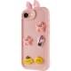 Чохол TPU Toys Case with Ears для Apple iPhone 16e (6.1") Light Pink