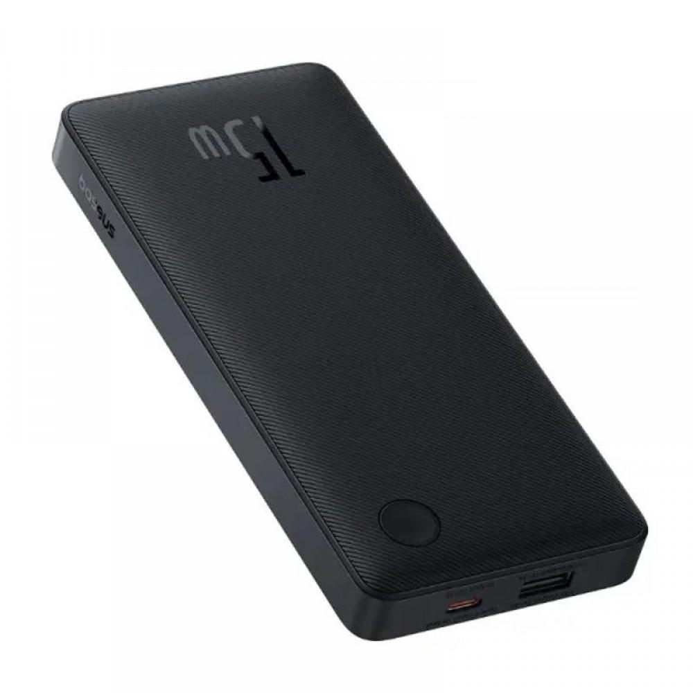 Портативний ЗП Power Bank Baseus Airpow Lite OS 15W 10000 mAh (P10067500) Cosmic Black