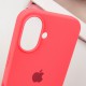 Чохол Silicone Case Full Protective (AA) для Apple iPhone 16 Plus (6.7") Кавуновий / Watermelon red
