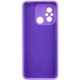 Чохол Silicone Cover Lakshmi Full Camera (AAA) для Xiaomi Redmi 12C Фіолетовий / Amethyst
