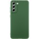 Чохол Silicone Cover Lakshmi Full Camera (A) для Samsung Galaxy S21 FE Зелений / Dark green