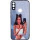 TPU+PC чохол Prisma Ladies для Xiaomi Redmi Note 7 / Note 7 Pro / Note 7s Black in White