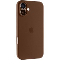 Чохол Silicone Case Full Camera Protective (AA) для Apple iPhone 16 (6.1") Коричневий / Brown