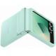 Шкіряний чохол Leather Case (AAA) для Samsung Galaxy Z Flip6 Turquoise