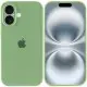 Чохол Silicone Case Full Camera Protective (AA) для Apple iPhone 16 (6.1") М'ятний / Mint