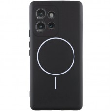 Чохол Silicone Cover Lakshmi Full Camera (AA) with MagFit для Motorola Edge 50 Чорний / Black