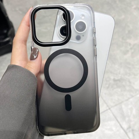 Чохол TPU+PC Shadow with MagSafe для Apple iPhone 14 Pro (6.1") Black