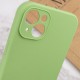 Чохол Silicone Case Full Camera Protective (AA) NO LOGO для Apple iPhone 13 (6.1") М'ятний / Mint